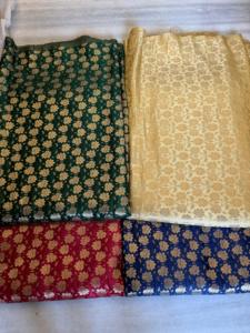 Elegant Organic Eco-Friendly Floral Brocade Jacquard Silk Fabric Medium Weight for Wedding Dress Material Fashion Garment - Product Image 4
