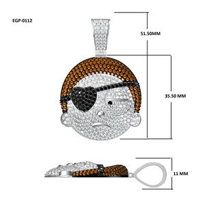 จี้เพชรแบบซ่อนสีทองล้วนสีเหลืองและสีขาว14kt สั่งทำความชัดเจน VVS ราคาโรงงานพิเศษจี้เพชรและเสน่ห์ - Product Image 2