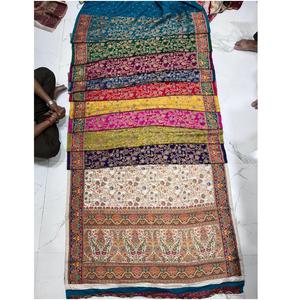 Sari de viscosa pura estampado, el más vendido, material transpirable para uso diario, verano y ocasiones festivas, a precio de exportación. - Product Image 4