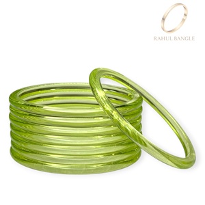 Designer Kashmiri Jelly Green Acrylic Fashion Bangles Collection Premium Fashion Jewellery for Women at Wholesale Price - Product Image 3