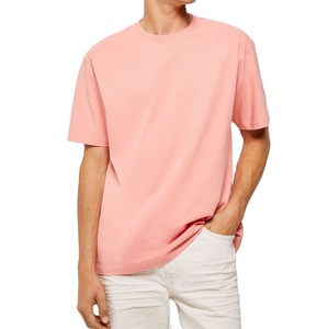 เสื้อยืดคอกลมโอเวอร์ไซส์สองสีสไตล์ล่าสุด ผ้าฝ้าย 100% ทรงหลวมไหล่ตก ผู้ชาย แห้งเร็ว รับผลิตแบบ OEM - Product Image 6