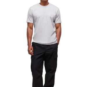 เสื้อเชิ้ตผู้ชายผ้าฝ้าย 100% ดีไซน์เรียบง่าย สวมใส่สบาย เหมาะสำหรับวิ่งออกกำลังกาย คอทรงกลม ลดราคาจากโรงงาน - Product Image 2