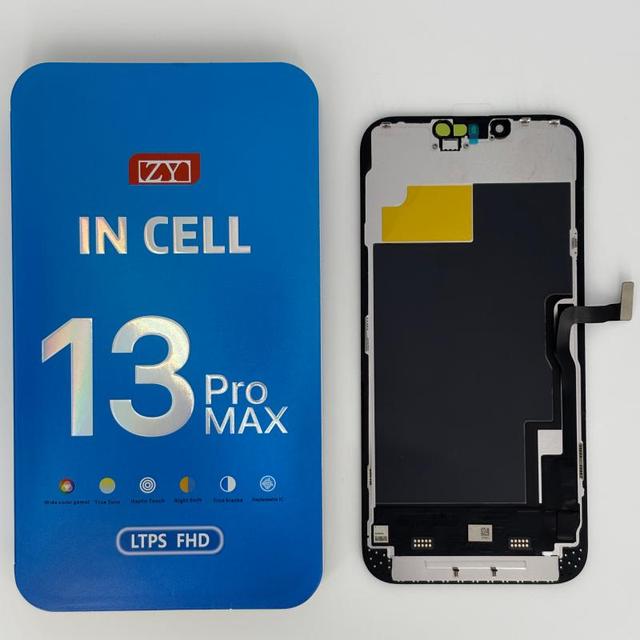 Wholesale ZY LCD Display Touch Screen Digitizer Assembly for 13 Pro Max 6.7" 780cd+ Luminance 1-Year Warranty Factory