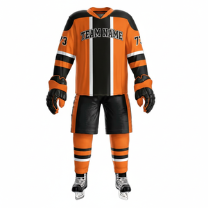 Jersey de Hockey sobre Hielo Personalizado al por Mayor OEM |   Tela de malla transpirable |   Uniformes de Hockey con Logotipo Personalizado, Uniformes de Hockey sobre Hielo OEM - Product Image 1