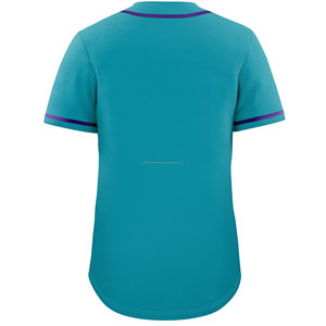 เสื้อเบสบอล/ซอฟต์บอลแขนสั้นแบบกระดุมสำหรับผู้ชาย ปรับแต่งได้ พิมพ์ลายได้ ผ้าโพลีเอสเตอร์ 100% แห้งเร็ว ต้านเชื้อแบคทีเรีย - Product Image 4