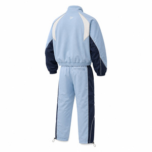 OEM Factory Custom Men's FleeceTracksuit Full Zip <b>Patchwork</b> Track <b>Jacket</b> Jogger Pants Set Winter Regular Fit Polyester Cotton - Product Image 4