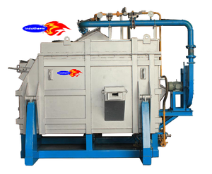 Fourneau Skelner de 3 tonnes de capacité, nouvelle génération, avec système d'inclinaison hydraulique, pour la fusion d'aluminium, alimenté à l'huile, moteur, haute productivité, prix raisonnable - Product Image 1