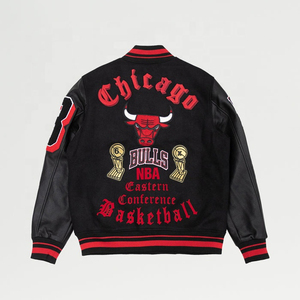Bulk Professional Varsity <b>Jacket</b> Quilted Lining with High-Quality Chenille <b>Patch</b> Embroidery Custom Branding Price - Product Image 4