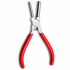 Pince à ressort à poignée rouge pour la fabrication de bijoux, outil en acier inoxydable pour la formation de boucles de fil, anneaux, pendentifs, artisanat DIY - Product Image 6
