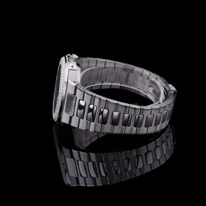 Custom Handmade Full White Gold Iced Out <b>Black</b> Dial VVS Moissanite Diamond Mechanical Fully Customized For Men's Wrist <b>Watch</b> - Product Image 3