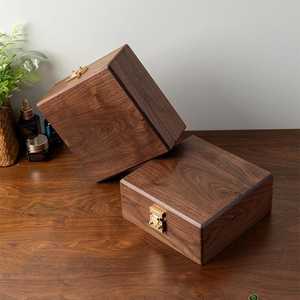 Modern Wooden Jewelry Box Multi Compartment Jewelry Organizer Tray <b>Stackable</b> <b>Storage</b> Box for Accessories and Gift Packaging - Product Image 1