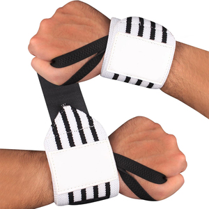 สายรัดข้อมือยกน้ำหนักนีโอพรีนคุณภาพพรีเมียม ปรับได้ กันลื่น ระดับมืออาชีพ สำหรับการฝึกพาวเวอร์ลิฟติ้ง - Product Image 1