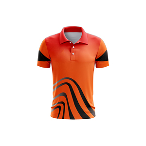 Customized Unisex <b>Cricket</b> Jersey Short Sleeves 100% Polyester Heat-Transfer Printed Sports Jersey Anti-Wrinkle Quick Dry 3D - Product Image 1