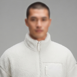 Fashionable <b>Sherpa</b> <b>Fleece</b> Jackets Men Casual Wear Stand Collar Chest Pocket <b>Sherpa</b> <b>Fleece</b> Jacket Mens Winter Style <b>Sherpa</b> Jacket - Product Image 5