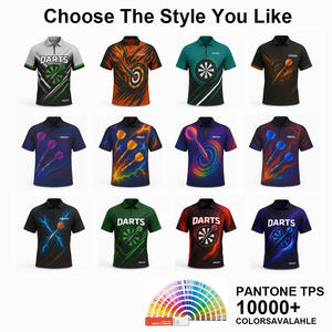 Camiseta de Dardos Personalizada de Secado Rápido y Transpirable de Poliéster Sublimado, Uniforme de Equipo Personalizado, Fabricante de Ropa Deportiva - Product Image 6