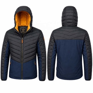 Chaqueta Acolchada con Capucha para Hombre, Cortavientos, con Cierre de Cremallera, para Uso en Exteriores en Invierno - Product Image 5