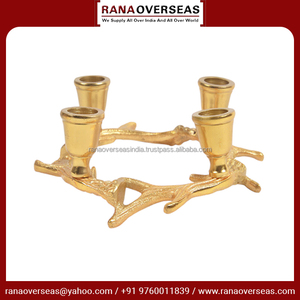 Factory Direct <b>Sale</b> Premium Quality Metal Candle Holder <b>Decorative</b> Candle Holder Gold Finished Use in Home Wedding Events - Product Image 6