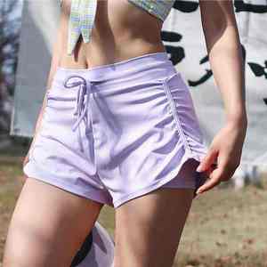 Shorts Deportivos para Mujer, Antiexposición, Holgados, Doble Capa, Transpirables, Alta Elasticidad, para Correr, Yoga, Cintura Elástica, Leggings de Yoga - Product Image 3