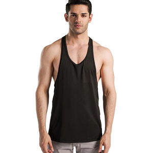 Wholesale <b>Men's</b> Tank Tops Polyester Cotton Quick Dry Casual Gym <b>Vest</b> <b>For</b> <b>Men</b> Plus Size Breathable Crew Neck Singlet Tank Tops - Product Image 5