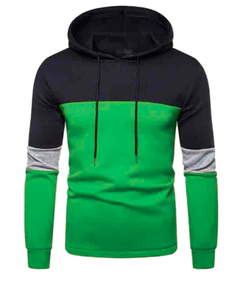 Color Block Hoodie Men's 100% <b>Polyester</b> Fleece Hoodie Custom Plain Pullover Printing Hoodie Sweatshirt - Product Image 5