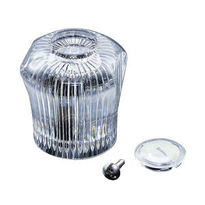 Modern Aesthetic Crystal <b>Clear</b> Transparent <b>Resin</b> Grip Innovative Ergonomic Handheld Hardware Accessory Upgrade Piece - Product Image 4