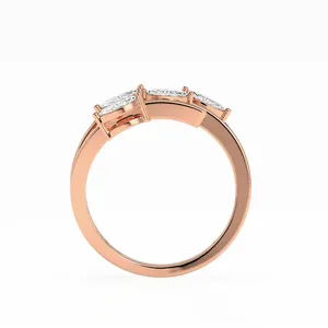 Bague en diamant de qualité export avec un design unique pour les fiançailles, les mariages, les anniversaires et l'usage quotidien, disponible au meilleur prix - Product Image 3