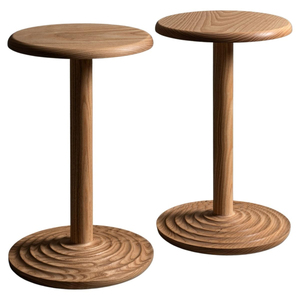 Traditional Round <b>Wooden</b> Coffee <b>Table</b> With Tapered Base Handmade Living Room Furniture Antique Style Side <b>Table</b> - Product Image 2