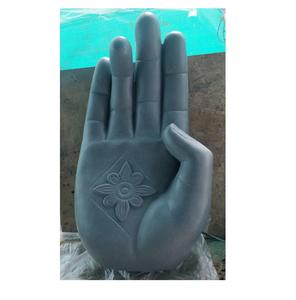 Statue Mudra contemporaine en fibre pour la décoration intérieure, salon, bureau, méditation, yoga, espace spirituel paisible - Product Image 5