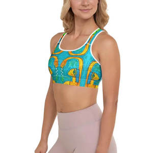 Soutien-gorge de sport respirant UPF 50 personnalisé avec impression de logo sur mesure, idéal pour les clubs, les équipes et les amateurs de plein air - Product Image 3