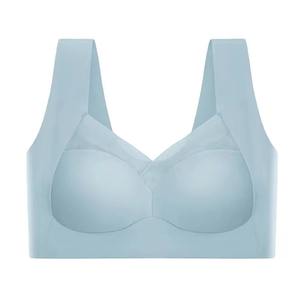 Sujetador deportivo antideslizante para mujer, a prueba de golpes, con copas fijas, para correr, montar a caballo, sin aros, tipo bralette, chaleco de yoga - Product Image 4