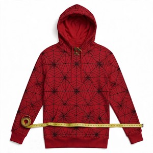 NEXTEX Women's <b>Spider</b> Web Print <b>Hoodie</b> Halloween All Over Pullover Kangaroo Pocket Drawstring Hood Streetwear - Product Image 6