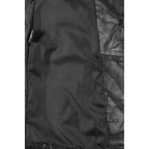 Abrigo Largo Clásico Negro de Cuero Napa Acolchado de Oveja Auténtica para Mujer, Chaqueta Premium de Invierno, Venta al por Mayor Personalizada - Product Image 4