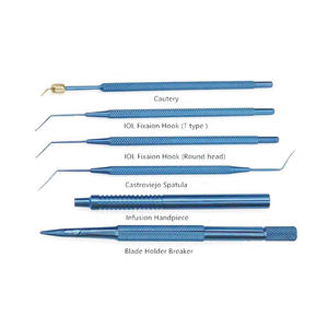 LHVCSS Kit de chirurgie ophtalmique en alliage de titane 21 pièces pour lentilles intraoculaires - Product Image 6