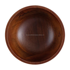 Tazón de Madera de Mango de Diseño, Hecho a Mano, Natural, Ecológico, Vajilla Decorativa para Servir, Calidad Premium - Product Image 1