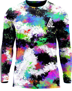 Chemises d'été à manches longues, séchage rapide, protection UV, vêtements avec capuche et masque, hauts de pêche anti-UV, vêtements de sport en 100% polyester - Product Image 1