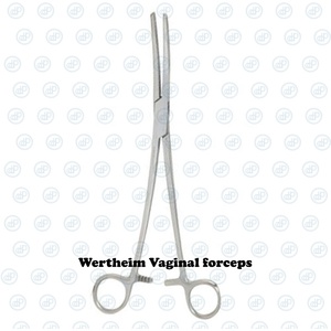 DADDY D PRO High-Quality Stainless-Steel Wertheim <b>Vaginal</b> Forceps <b>Clamp</b> for Gynecology Delivery Surgical CE ISO CERTIFIED - Product Image 1