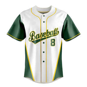 Maillot de softball à boutons intégraux avec pantalon, uniforme de baseball personnalisé, uniforme de baseball sublimé à boutons intégraux - Product Image 3