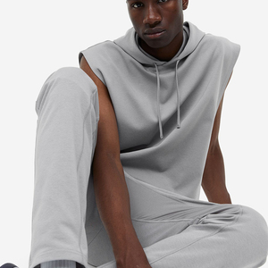 Sweat-shirts à capuche oversize pour hommes et femmes, couleur unie rouge, noir, gris, automne-hiver, polaire, logo sur le devant, style hip-hop, 100% coton - Product Image 5