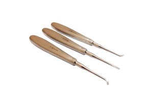 ชุดเครื่องมือถอนฟัน Warwick James 3 ชิ้น ประกอบด้วย ด้ามขวา ด้ามซ้าย และด้ามตรง สำหรับการถอนรากฟัน เครื่องมือผ่าตัดถอนฟัน - Product Image 2