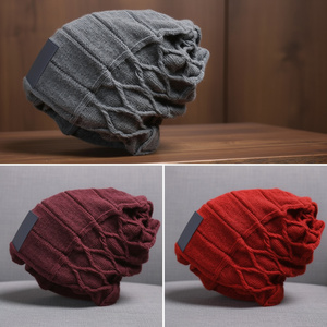 Gorro de Lana con Forro Polar, 100% Acrílico, Cálido, para Viajes al Aire Libre, Unisex, Otoño Invierno, Deportivo - Product Image 4