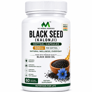 Cápsulas de Aceite de Semilla de Comino Negro MY HERBAL REMEDIES, Extracto Puro de Nigella Sativa, Fórmula para Antioxidantes y Bienestar Diario - Product Image 1