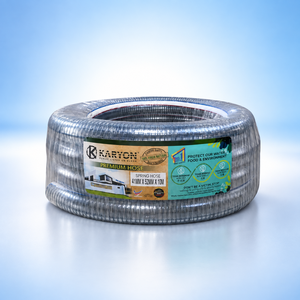 KARYON Industrial PVC Spring <b>Hose</b> Clear Steel Wire Suction Discharge <b>Pipe</b> for Water Liquid Transfer 10-45mm Factory Supply - Product Image 1