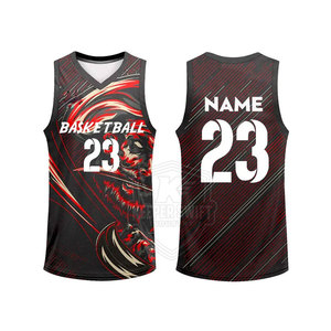 Strong <b>Material</b> Breathable Printed Basketball Jersey Sets for Men with Quick Dry Function Customizable Design & UV Protection - Product Image 1