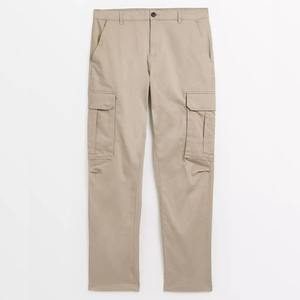 Custom Logo Wholesale <b>Men</b>’s Cargo Pants Tactical Casual Multi Pocket Outdoor Straight Fit <b>Elastic</b> Waist Relaxed Cargo <b>Trouser</b> - Product Image 4