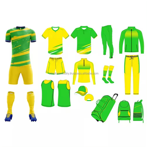 Conjuntos de fútbol de alta calidad personalizados al por mayor, uniformes de fútbol cómodos y duraderos con diseño de logotipo personalizado - Product Image 1