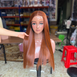 Produits capillaires haut de gamme en cheveux naturels : Perruques en cheveux bruts vietnamiens, Perruques Lace Front en cheveux naturels lisses et soyeux, Dentelle HD transparente, Personnalisées - Product Image 3