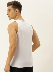 Camiseta sin Mangas Blanca para Hombre con Estampado del Union Jack, Cuello Redondo, Estilo Casual, Transpirable, de Algodón - Product Image 2