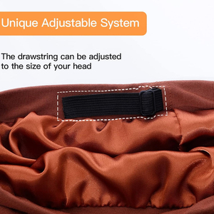 High-Durability <b>Satin</b> <b>Lined</b> <b>Beanie</b> Wrinkle Resistant Headwear Professional Salon <b>Satin</b> Skull Cap Soft Breathable Silk Fabric - Product Image 4