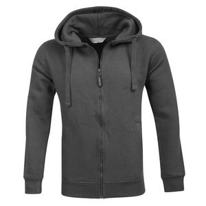 Sweat-shirts à capuche zippés surdimensionnés en tissu épais uni, personnalisables OEM/ODM, pour le sport et la gym - Product Image 6