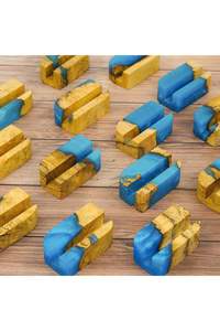 Soporte para Teléfono Móvil de Madera y Resina Hecho a Mano, Soporte de Madera Natural con Resina Epoxi para Escritorio, Hogar y Oficina, Craftera Exports - Product Image 3